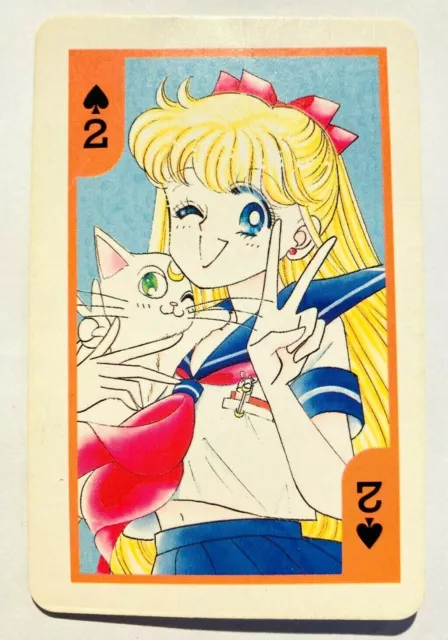 Serena 2 Sailor Moon Playing Card by Nakayoshi magazine From Japan 1992 F/S