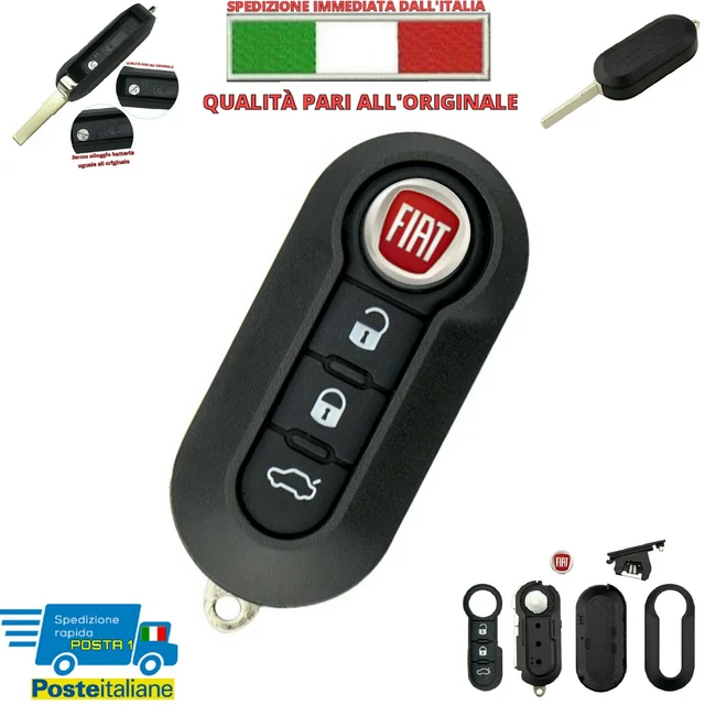 Cover Chiavi Nero Lucido Montblanc Originale Fiat 500 500C - Foto 8