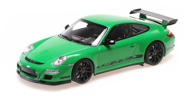 MINICHAMPS, PORSCHE 911 GT3 RS 2007 vert, échelle 1/18