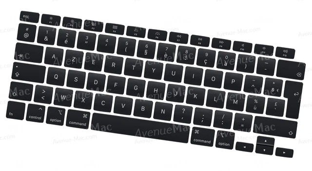 Kit Clavier Azerty 65 Touches Pour MacBook 12″ A1534 & MacBook Pro 13″ A1706/A – Marque Yooshop