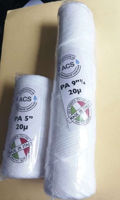 FILTRO CARTUCCIA FILO AVVOLTO SOLIDI • 10" MICRON 50 - Foto 3