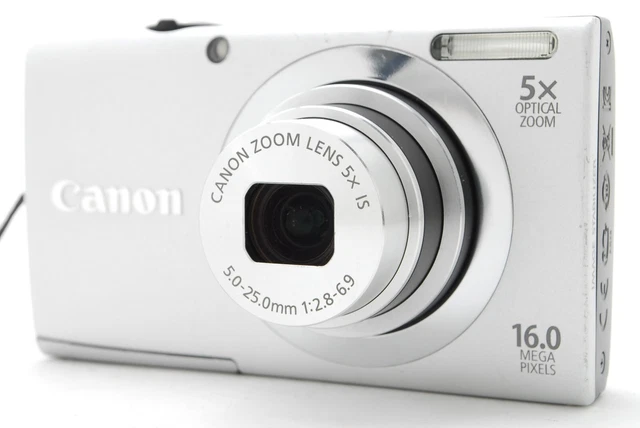 [NEAR MINT in Box] Canon Powershot A2400 IS Silver Digital Camera 16MP JAPAN 2