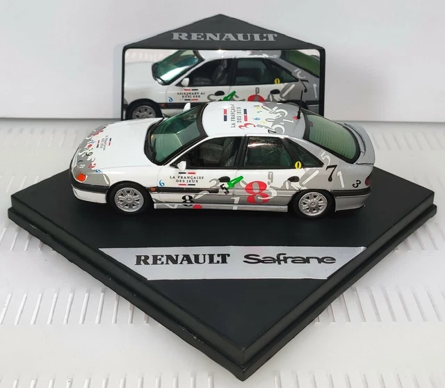 RENAULT SAFRANE RXE V6i Bleu PARADCAR 001 1:43