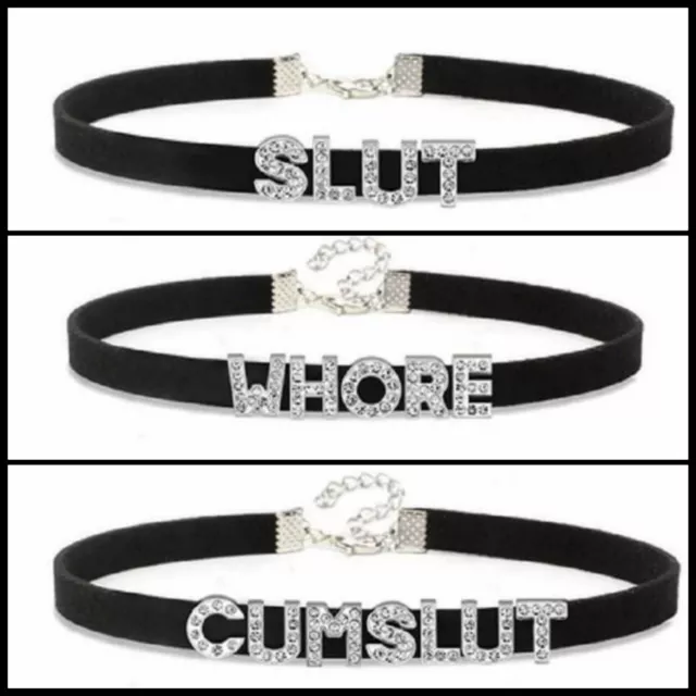 Bondage Collar Kit Cuff Restraint Sexy Fetish Choker Necklace Bdsm Cum Slut