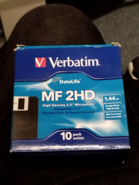 Verbatim MF-2HD Datalife 8,9 cm (3,5 Zoll) Disketten 8 Stück, unbenutzt