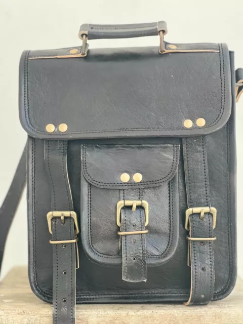 Cuir Vintage Sac Bandoulière 12 " à Main Messager Femme Ordinateur Portable Neuf