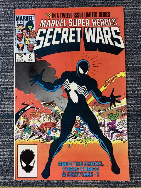 Marvel Super-Heroes Secret Wars #8 Origin of alien symbiote. High Grade!