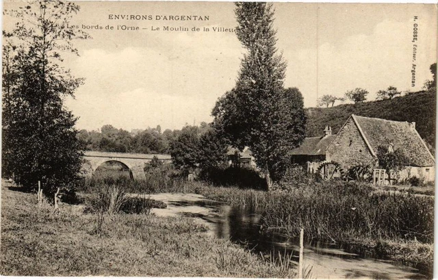 CPA Les bords de l'Orne - Le Moulin de la Villeue (195174)