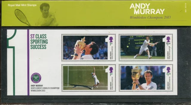 GB - Andy Murray Royal Mail Presentation Pack - 2013