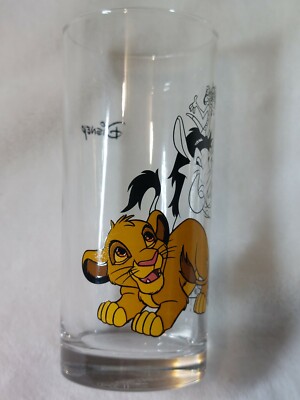 Verre Simba Roi lion Disneyland Paris glass Neuf Disney Lion king Neuf 