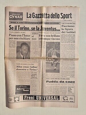 Juventus Bally Gazette Dello Sport 26 Novembre 1974 Ajax Graziani Bally 