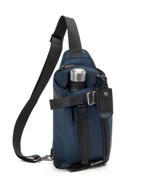 TUMI ALPHA BRAVO Platoon Sling bag NAVY 0232799NVY MSRP $325 100% Authentic 3