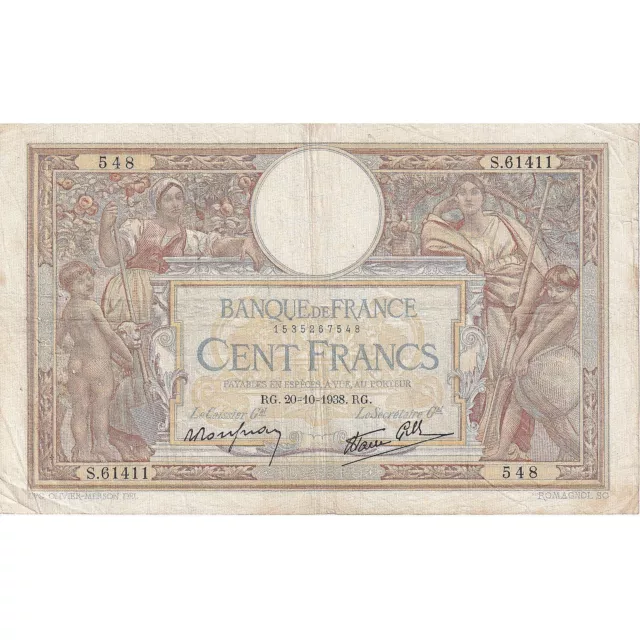 [#195710] France, 50 Francs, Cérès, 1938, S.61411, TB, Fayette:18.16, KM:85b