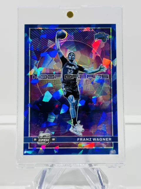 2021-22 Panini Contenders Optic Franz Wagner Hoop Dreams Blue Cracked Ice /75