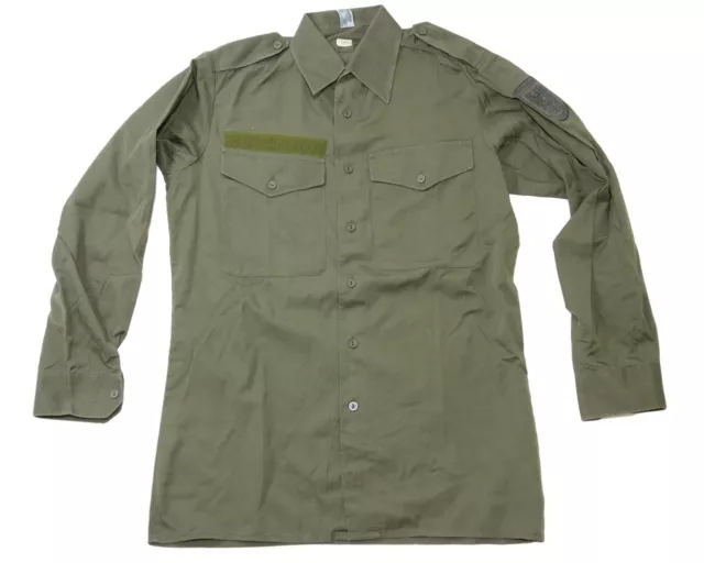 Austrian Army Surplus Lightweight OD Green Long Sleeve Shirt