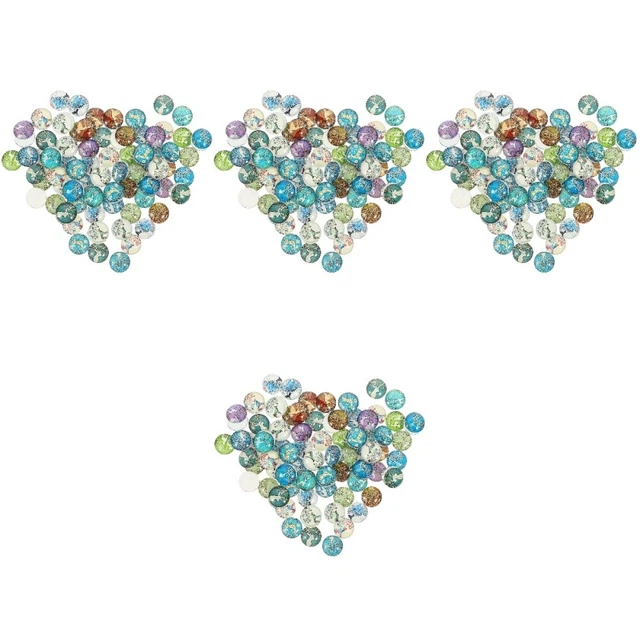 400 Pcs Leuchtender Edelstein-Patch Weihnachts-Cabochons Niedlich