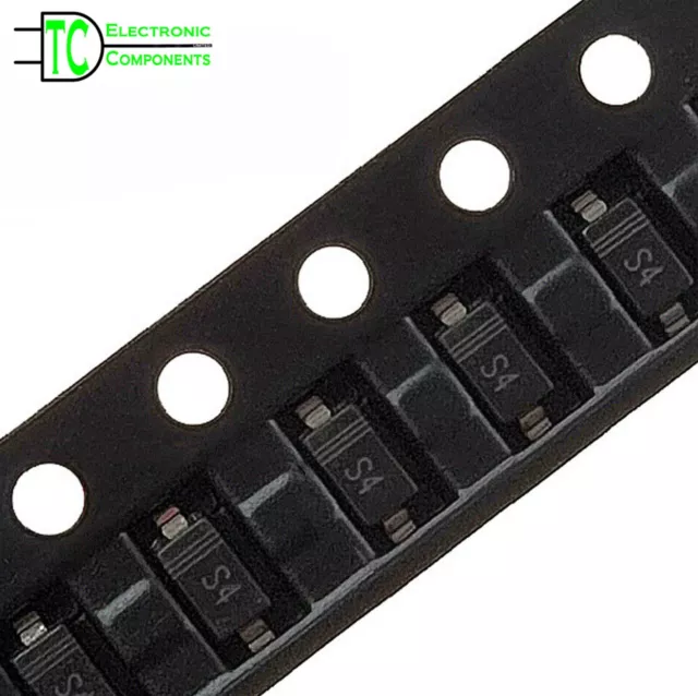 1N5819W S4 SOD123 Schottky Barrier Diodes Surface Mount SMD 40V 350mA