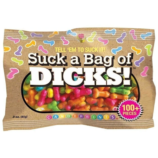 Bag Of Dicks Mini Penis Gag Gift – 10 Pack, 1.5 Inch, Any Color – Perfect For Bachelorette Parties & Pranks