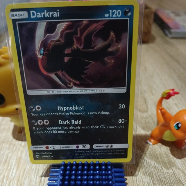 Pokemon : SM BURNING SHADOWS DARKRAI 87/147 RARE HOLO