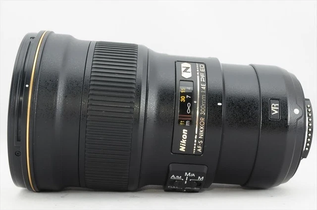 Nikon AF-S NIKKOR 300mm F/4E VR PF ED Lens + Hood Near Mint From Japan #3286T 3