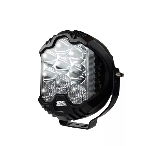 9" 55W Dual Fully LED Driving Light Spot & Flood Beam Lamp 12/24V Maypole MP5076
