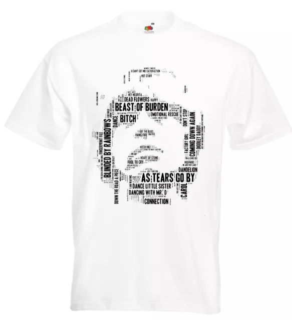 BRIAN JONES SONG Titles T Shirt Rolling Stones Keith Richards Mick Jagger EUR 20 18 PicClick FR