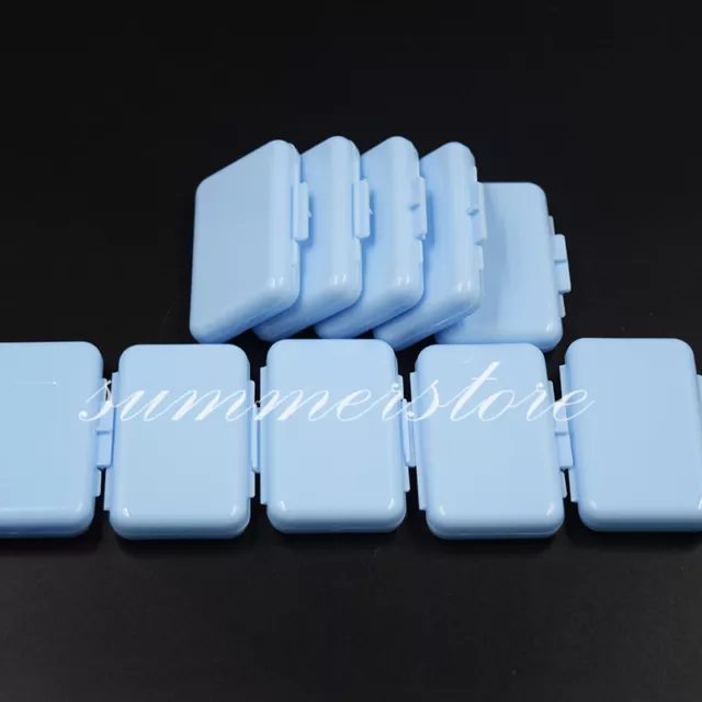 100 Packs Dental Orthodontic Ortho Wax Blue-Mint Scent For Braces Gum Irritation