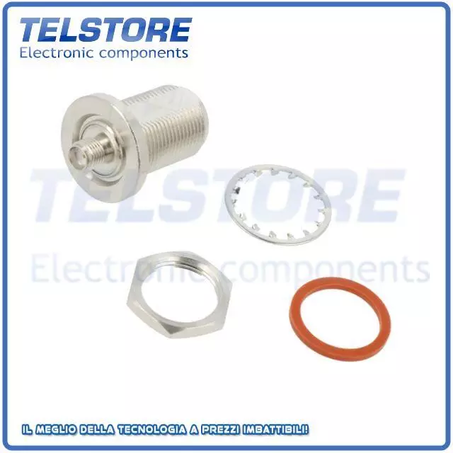 1pcs 242125 Riduttore N presa,SMA presa Isolamento teflon 50 ohm