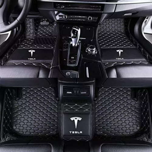 Auto Fußmatten für Tesla Model 3,Model S,Model X,Model Y (Bj. 2012-2024)