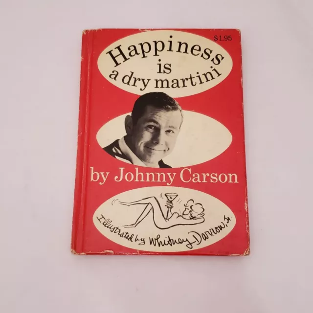 Johnny Carson Happiness Is A Dry Martini 1965 Illust. Whitney Darrow Jr