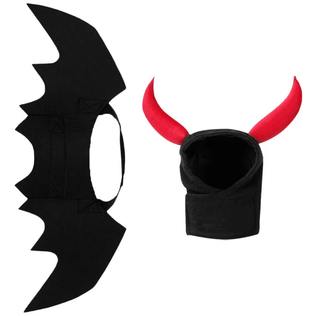 2 Pcs Haustier Halloween Umhang Set Bananenkostüm Für Hunde Kürbis