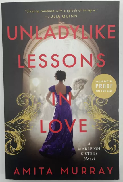 Unladylike Lessons In Love Bk 1 by Amita Murray 5/23 Paperback ARC Uncorrected