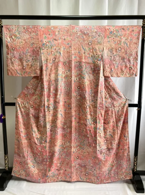 Vintage Japanese kimono - Beautiful Silk Kimono robe