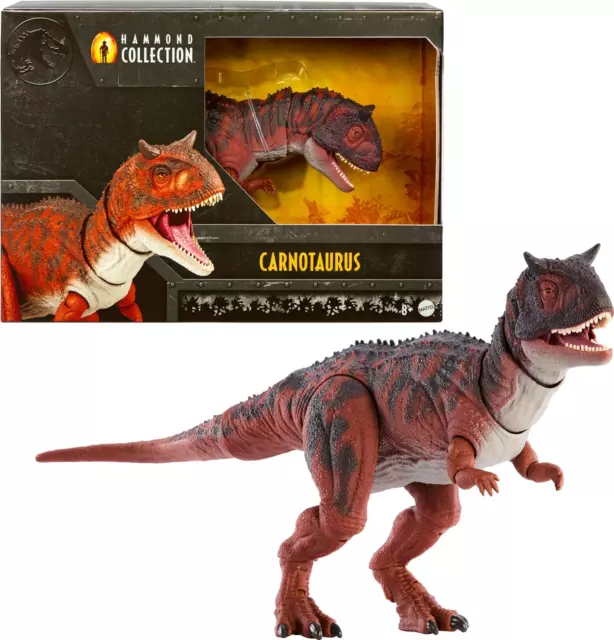 Jurassic World Hammond Collection Fallen Kingdom Carnotaurus Dinosaur Action ...