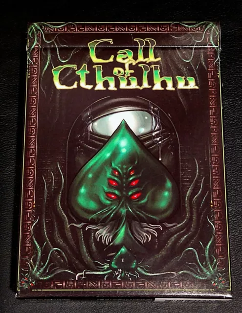Call of Cthulhu Playing Card Deck Albino Dragon Rare OOP New