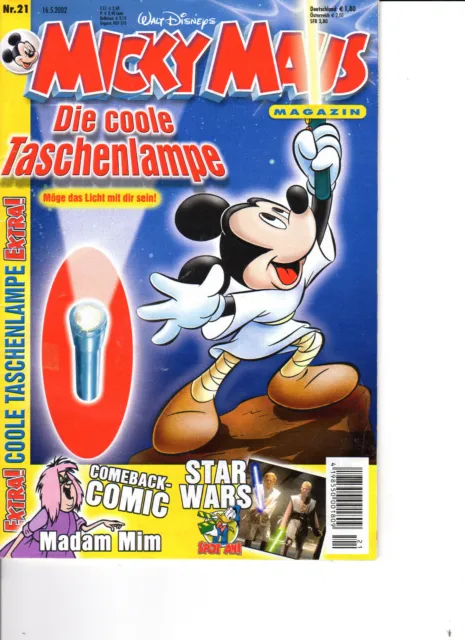 Walt Disneys Micky Maus Magazin Ausgabe Nr. 21 vom 16.05.2002