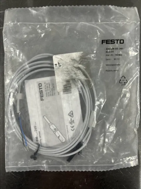 Festo Sme-8M-Ds-24V-K2,5-Oe (M.n.543862) New