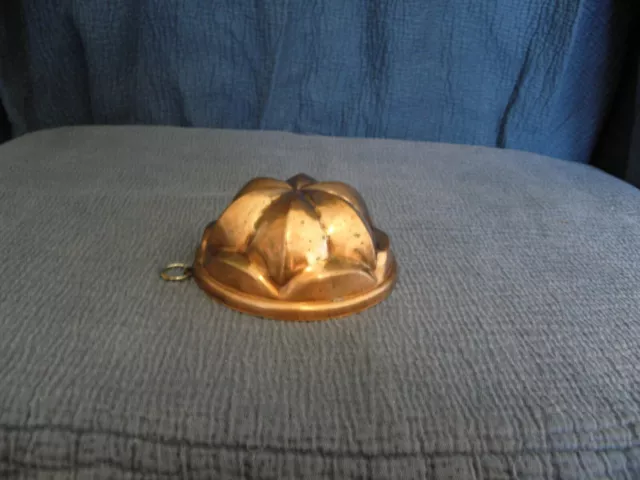 Vintage copper jello mold