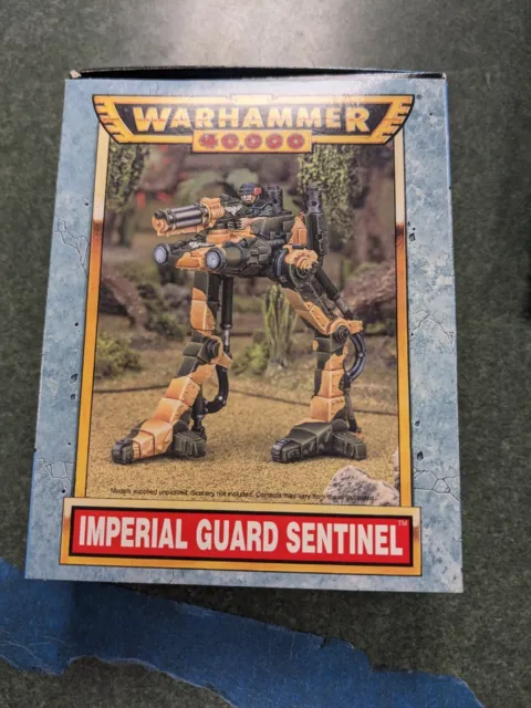 Imperial Guard Sentinel Box Warhammer 40k Games Workshop Metal 3rd?