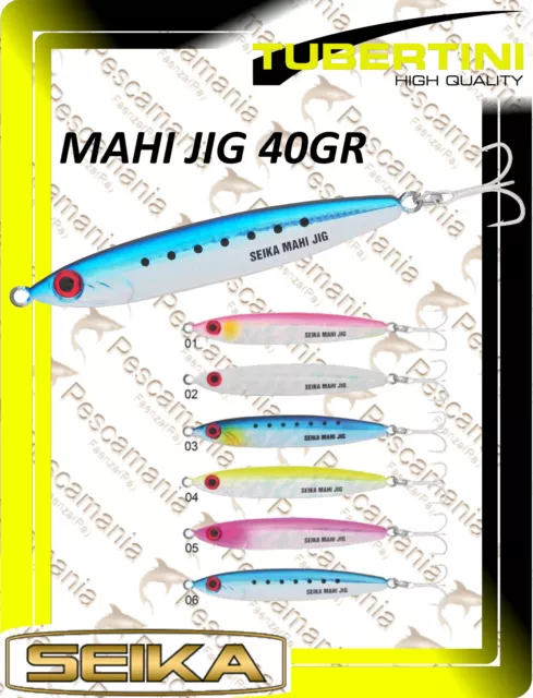 Artificiale spinning Seika MAHI Metal Jig 40 gr. 95mm vertical jig Shore Jigging