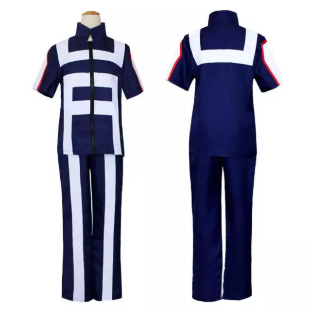 My Hero Academia Cosplay Costume Set School Uniform Gym Suit Top+Pants