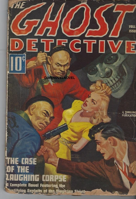 GHOST DETECTIVE FALL 1940 Vol. 2 #1 BETTER PUBLICATIONS SCARCE PULP MAGAZINE