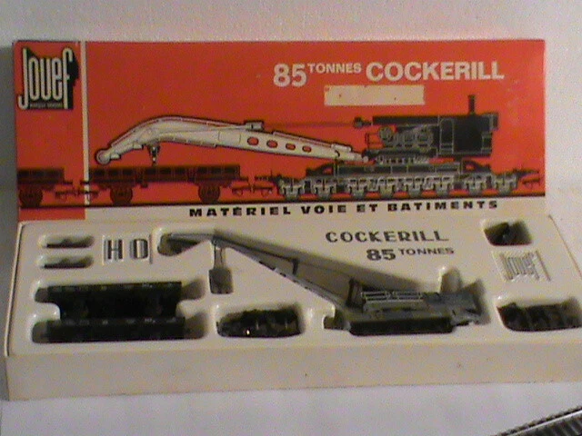 GRUE JOUEF COCKERILL de Secours 85t n°559 Villeneuve SNCF Fonctionnelle Réf 663 EUR 30,00