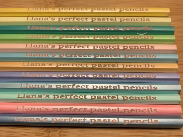 Personalised Pastel shades Colouring Pencils.