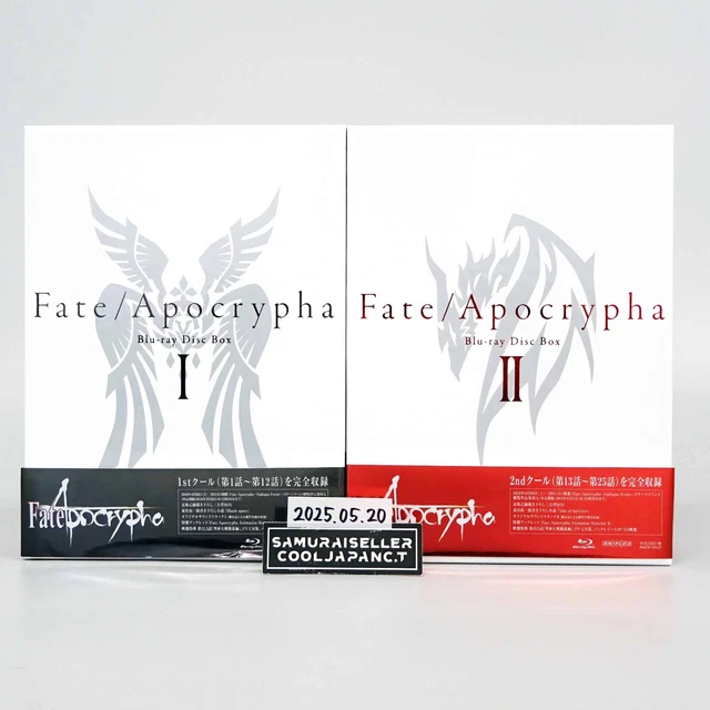 Fate/Apocrypha Blu-ray Disc Box Ⅰ&Ⅱ Fate/Apocrypha Box Set 1 Blu-ray | Crunchyroll Store