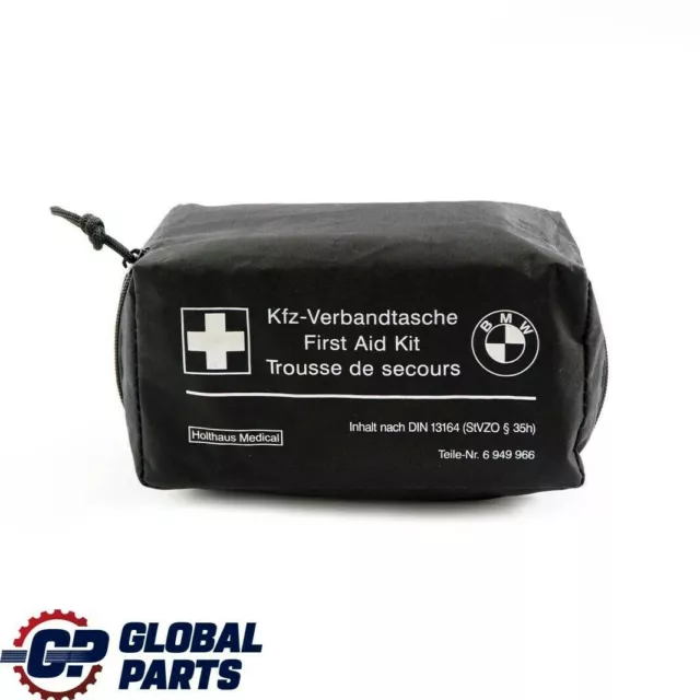 BMW Universal First Aid Emergency Medical Kit Pouch Black 6949966