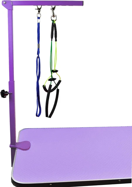 - Portable Dog Grooming Arm with Loop & Clamp for Pet Grooming Table - Dog Groom