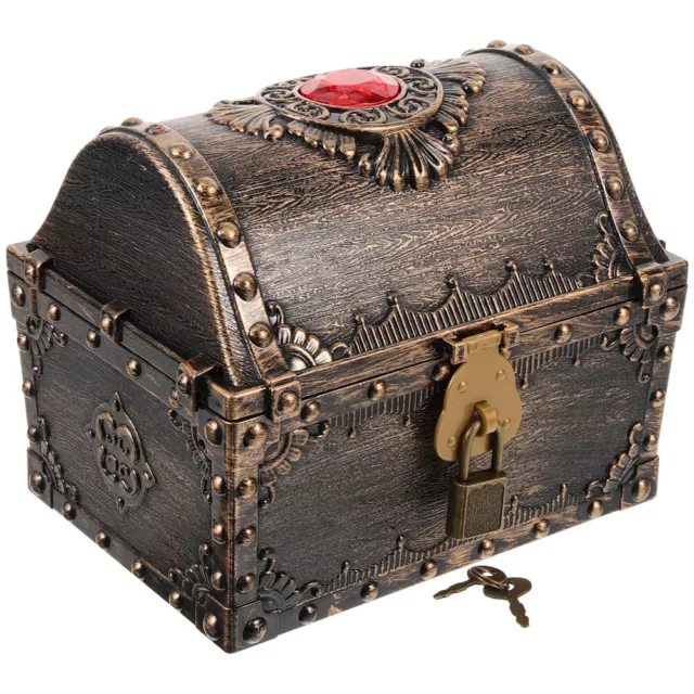 Small Treasure Box Pirate Chest Vintage Treasure Box Small Treasure Chest with