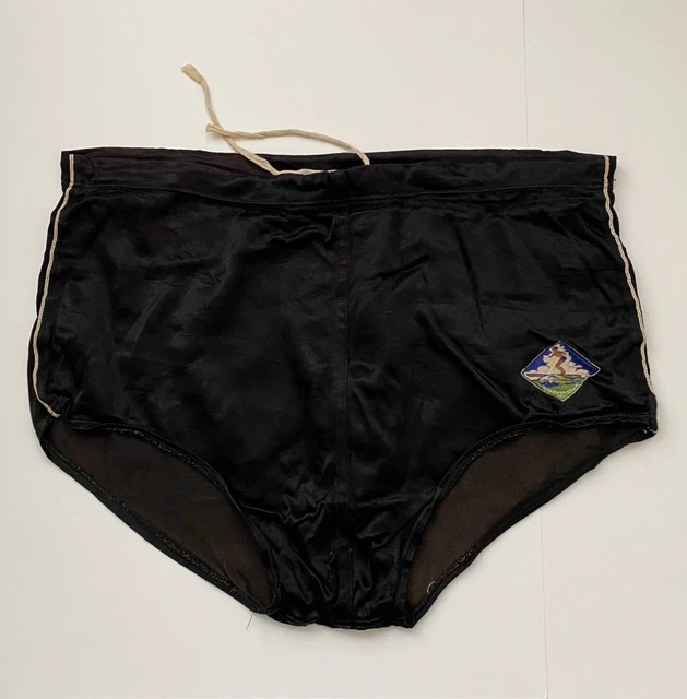 Men's Vintage 1940's 50's SURFMASTER Swim Trunks Bathing Swimsuit Surfer Surf