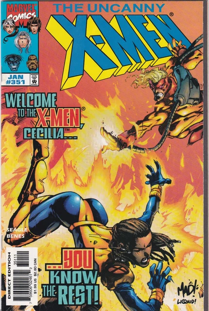 Uncanny X-Men #351, Vol.1, Marvel Comics, High Grade